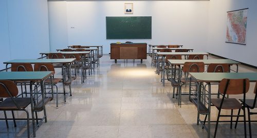 School classroom after a deep clean by SMC Premier